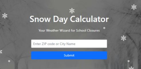 Snow Day Calculator