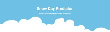 snow day predictor